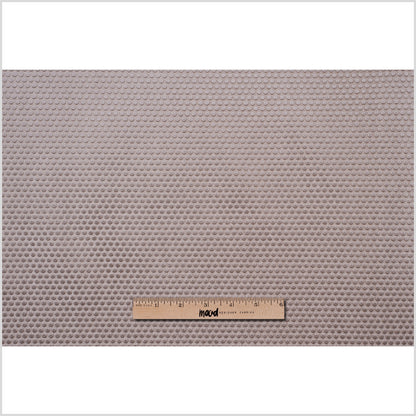 Beige Dotted Cut Velvet - Full