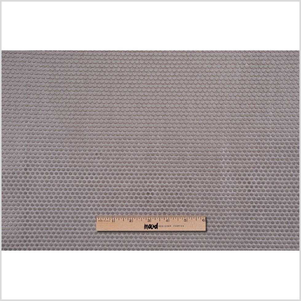 Taupe Dotted Cut Velvet Full