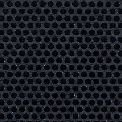 Black Dotted Cut Velvet - Detail