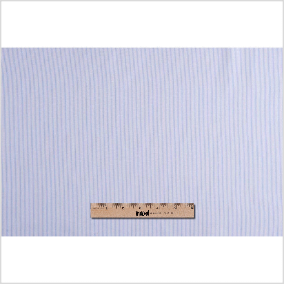 Blue Pinstripe 100% Cotton Shirting - Full