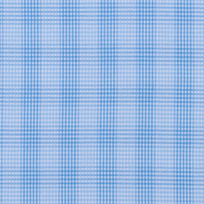Blue Checkered Cotton Shirting Full