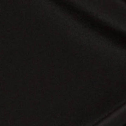 Black Silk Crepe de Chine Detail