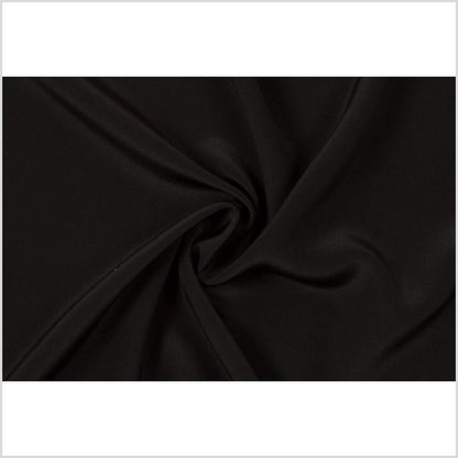 Black Silk Crepe de Chine Full