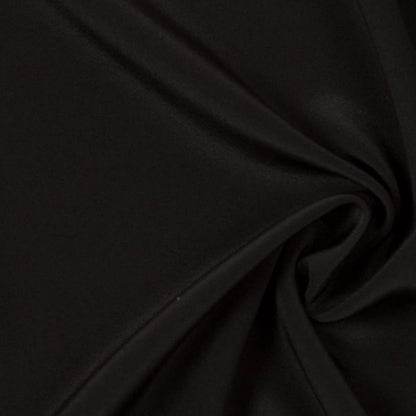 Black Silk Crepe de Chine