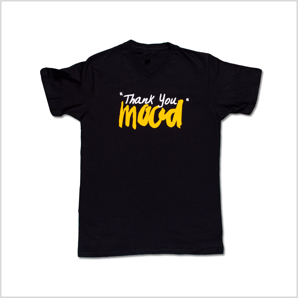 Black and Gold Thank You Mood T-Shirt