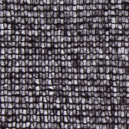 Black Open Weave Wool-Blend Sweater Knit - Detail