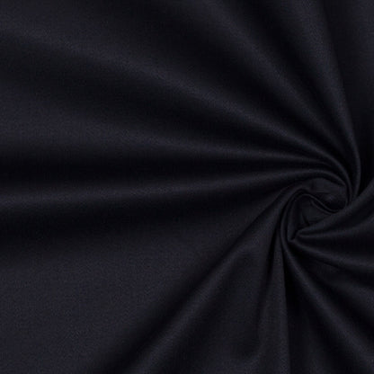 Limo Black Stretch Cotton Sateen