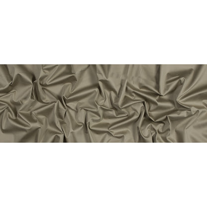 Khaki Stretch Cotton Sateen - Folded