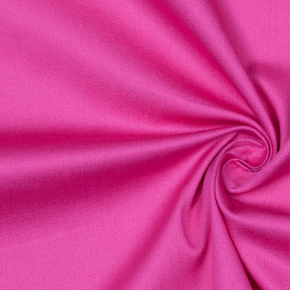Raspberry Rose Stretch Cotton Sateen