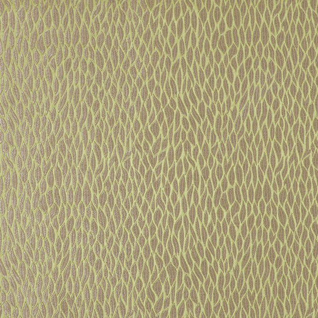 Green Small Leaves Poly Jacquard