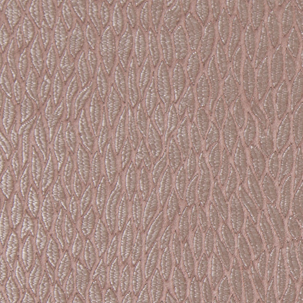 Taupe Small Leaves Poly Jacquard Detail