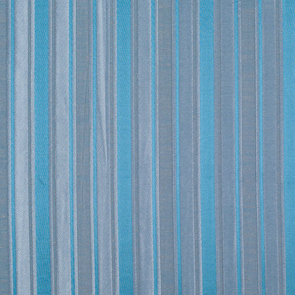 Blue Satiny Textured Poly Stripes