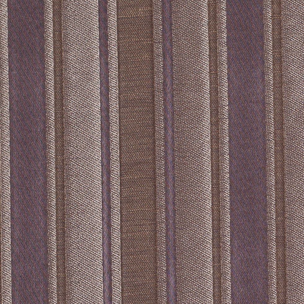 Brown Satiny Textured Poly Stripes Detail