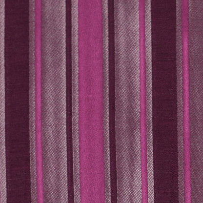 Fuchsia Satiny Textured Poly Stripes Detail