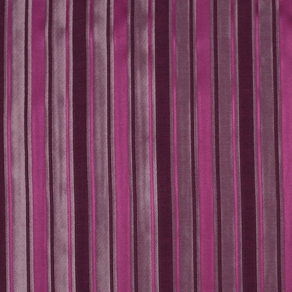 Fuchsia Satiny Textured Poly Stripes