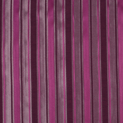 Fuchsia Satiny Textured Poly Stripes