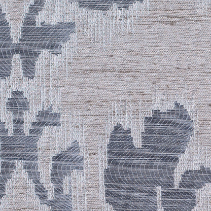 Silver Lightweight Rorschach Test Poly Jacquard - Detail