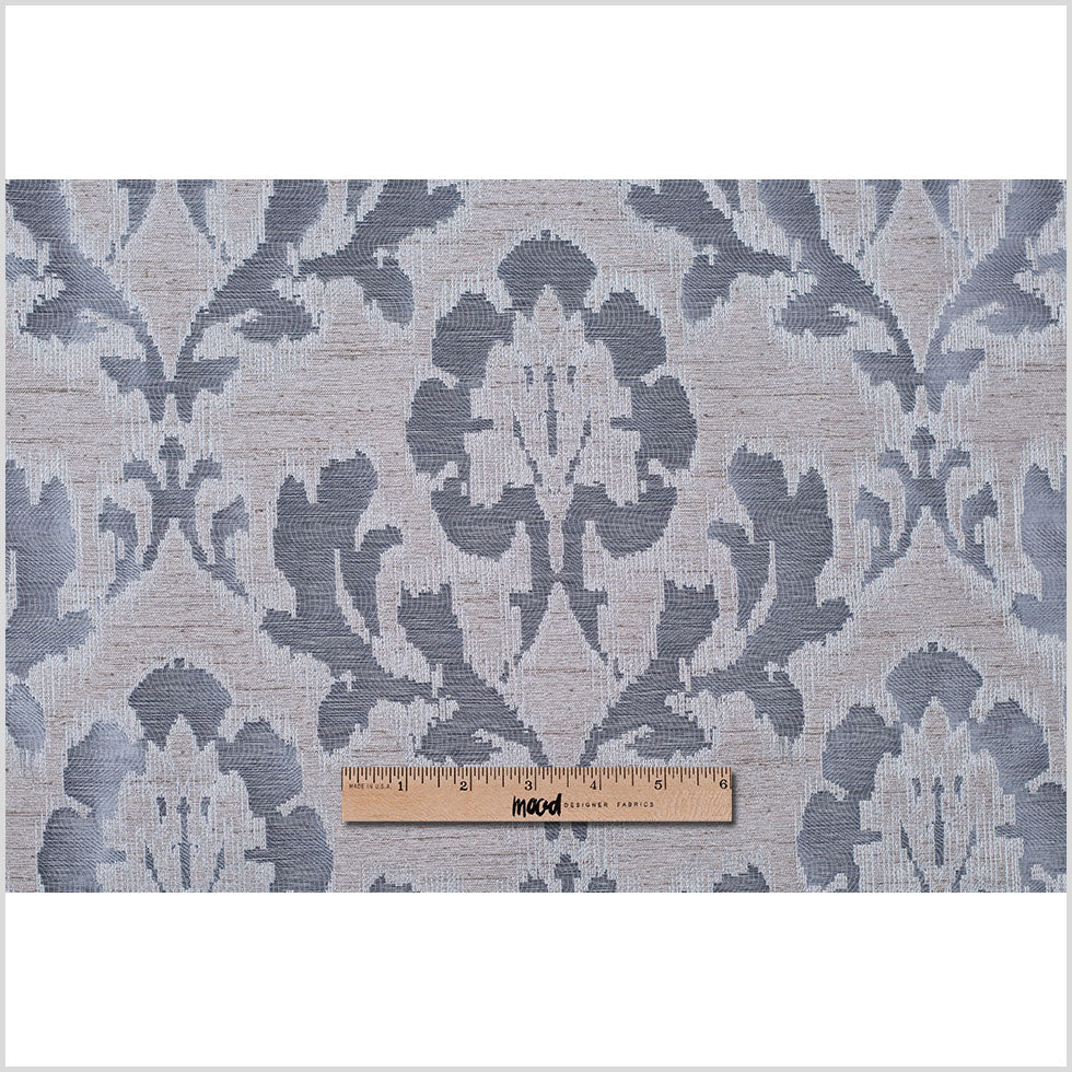 Silver Lightweight Rorschach Test Poly Jacquard - Full