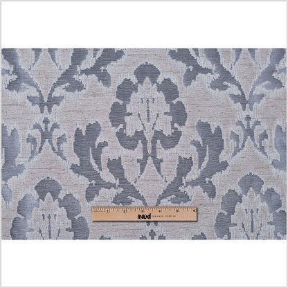 Silver Lightweight Rorschach Test Poly Jacquard - Full