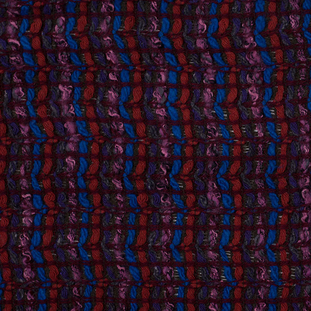 Famous Designer Novelty Acrylic-Wool in Olive and Rose Pink