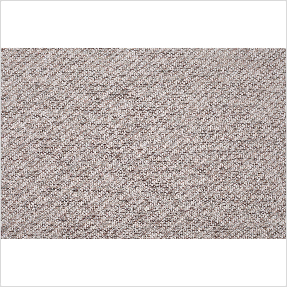 Light Beige and Taupe Metallic Tweed Full