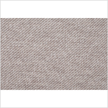 Light Beige and Taupe Metallic Tweed Full