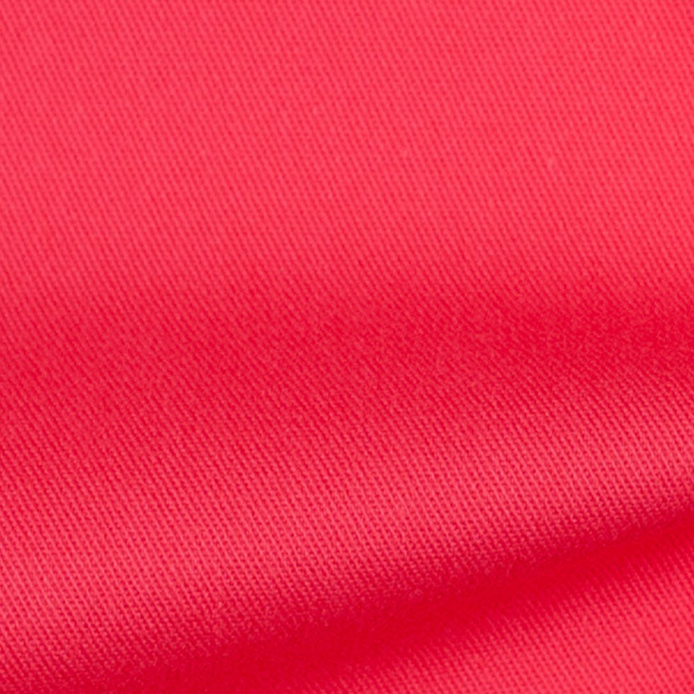 Fiesta Red Stretch Cotton Twill Detail