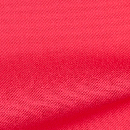 Fiesta Red Stretch Cotton Twill Detail