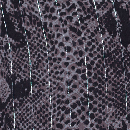 Famous Designer Reptile Silk Chiffon - Detail