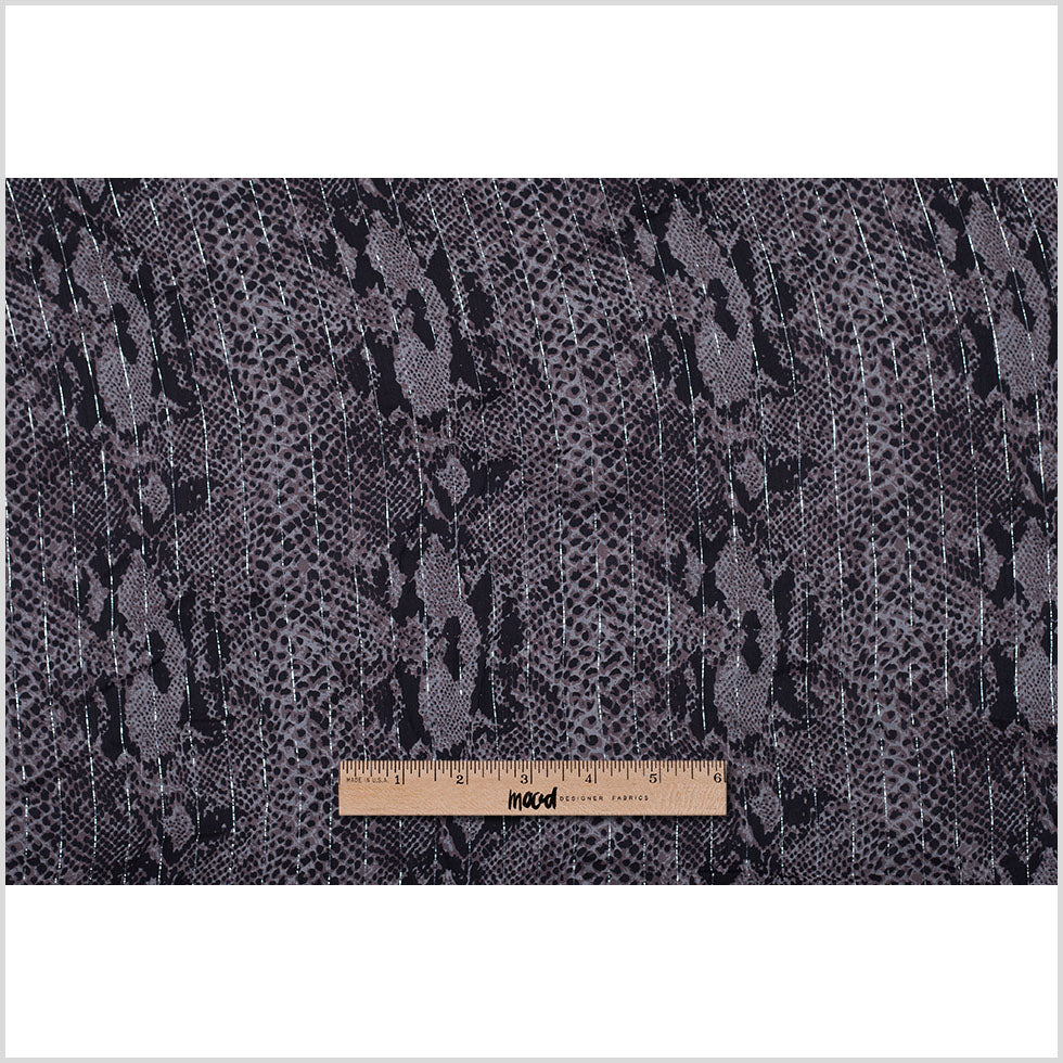 Famous Designer Reptile Silk Chiffon - Full
