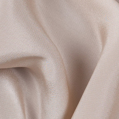 Soft Taupe Silk Crepe de Chine Detail