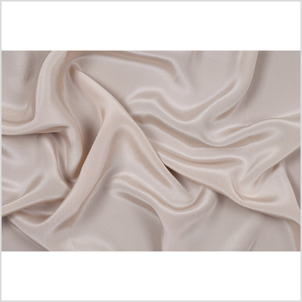 Soft Taupe Silk Crepe de Chine Full