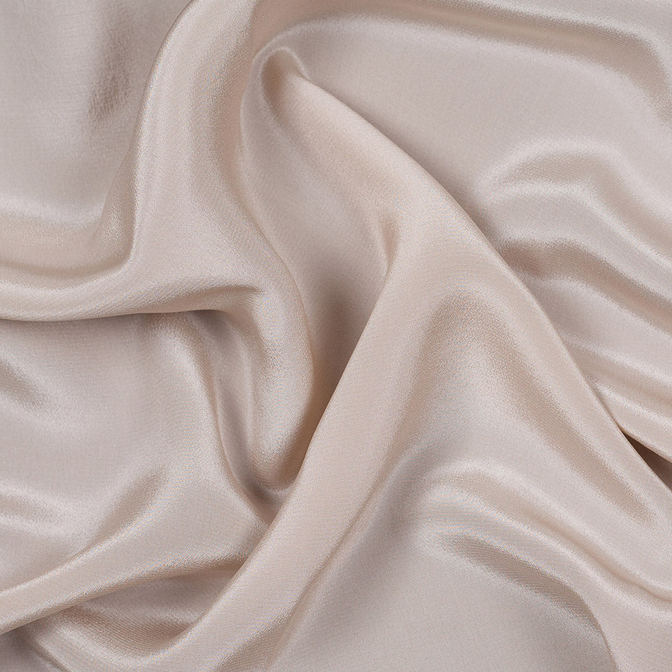 Soft Taupe Silk Crepe de Chine