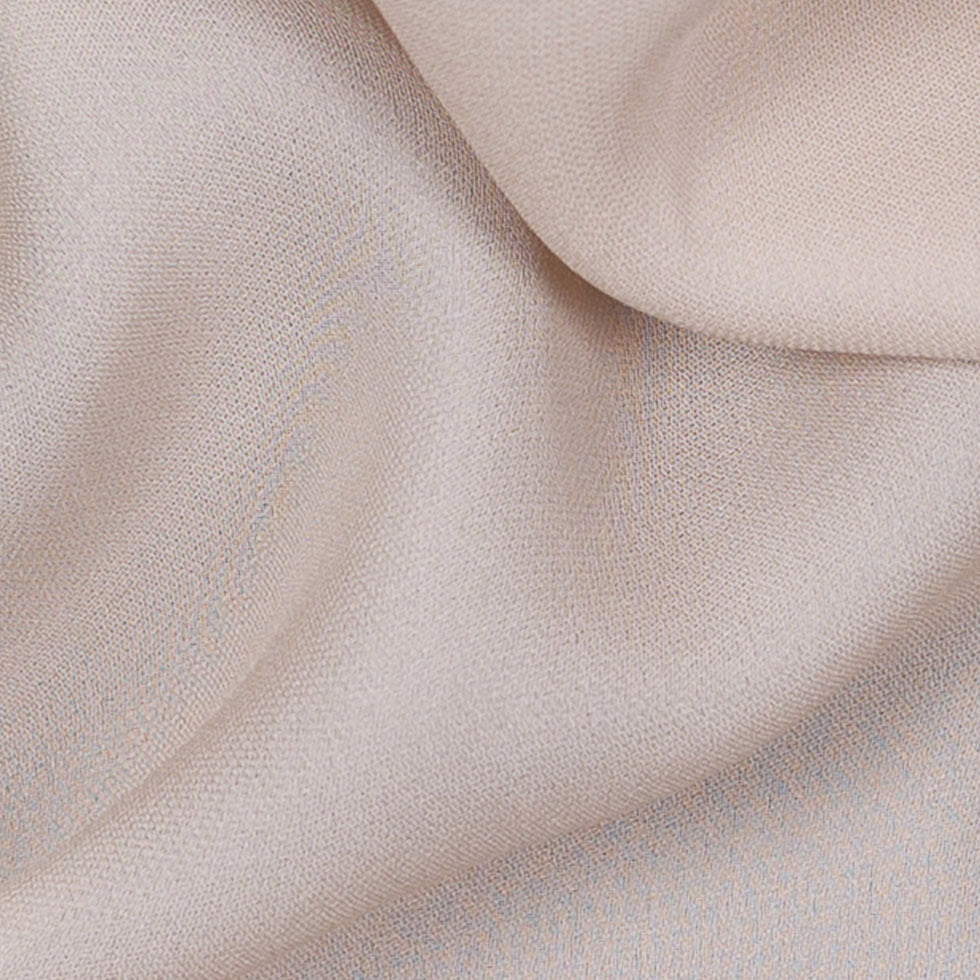 Soft Taupe Silk Georgette Detail
