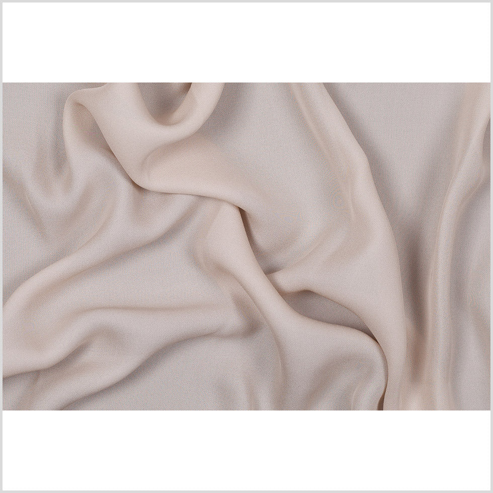 Soft Taupe Silk Georgette Full