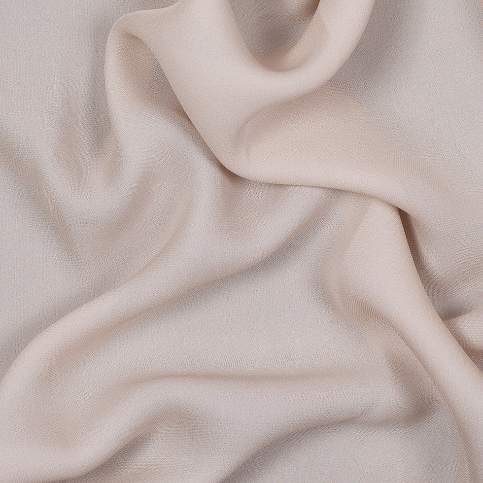 Soft Taupe Silk Georgette