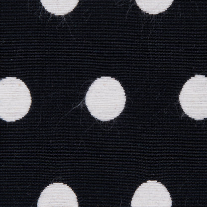 Black and Ivory Polka Dotted Embroidered Woven - Detail