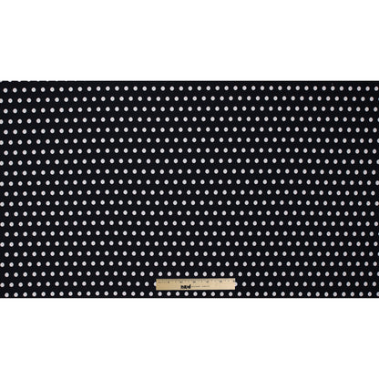 Black and Ivory Polka Dotted Embroidered Woven - Full