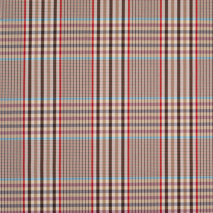 Tan Plaid Cotton Blend