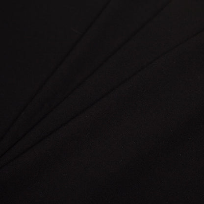 Famous Designer Black Brown Polyester Twill Blend - Folded