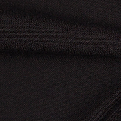 Famous Designer Black Brown Polyester Twill Blend - Detail