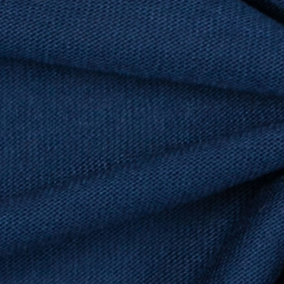 Moroccan Blue Viscose Jersey - Detail