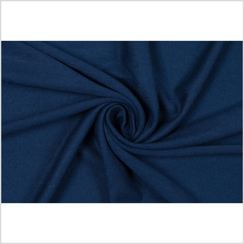 Moroccan Blue Viscose Jersey - Full