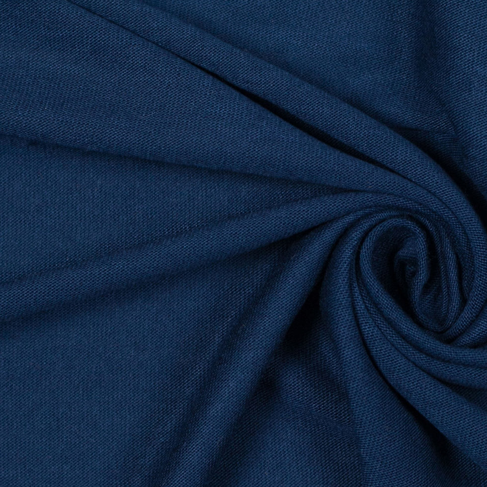 Moroccan Blue Viscose Jersey