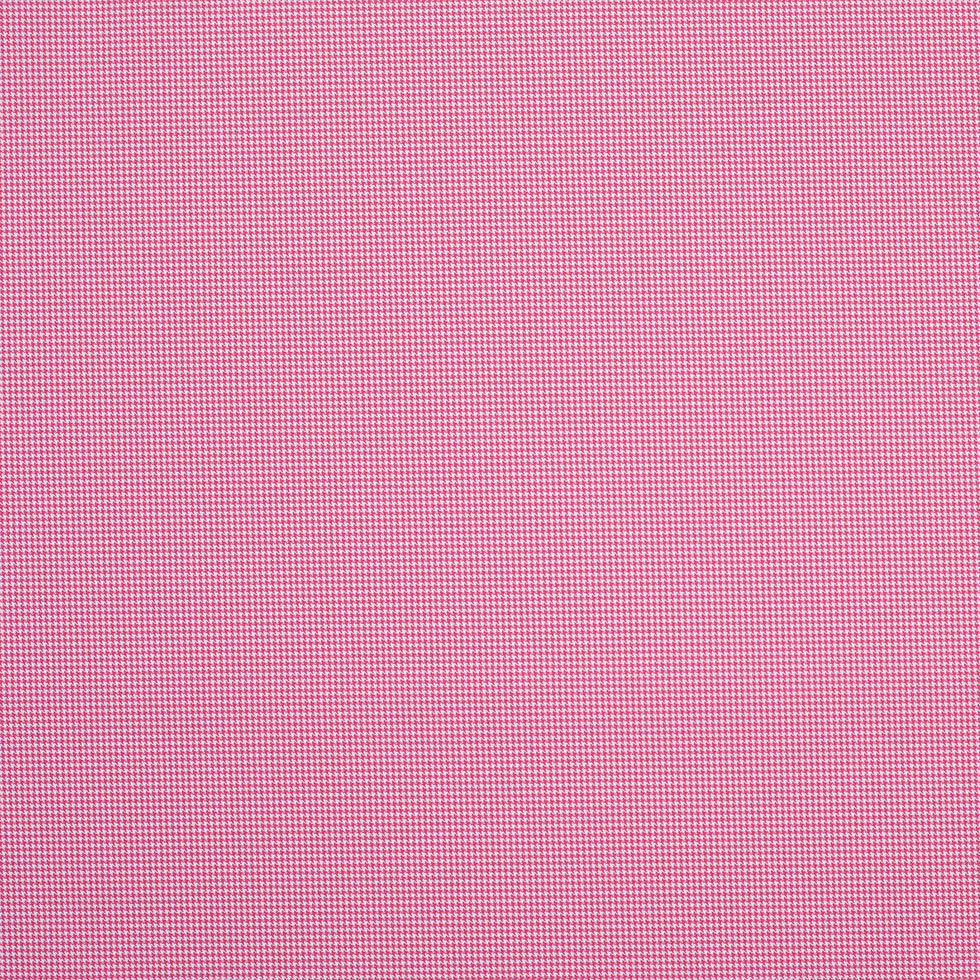 Rose and White Mini Houndstooth Stretch Poly