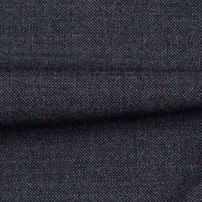 NYC Designer Gray Wool-Lycra Suiting - Detail