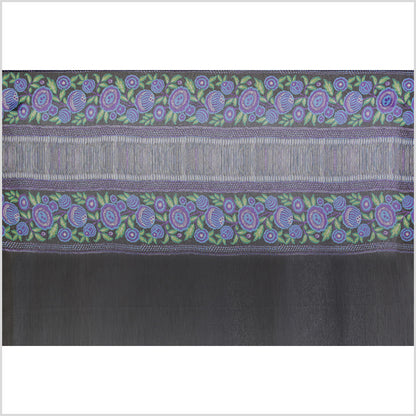 Famous Designer Silk Chiffon Floral Panel Print Full