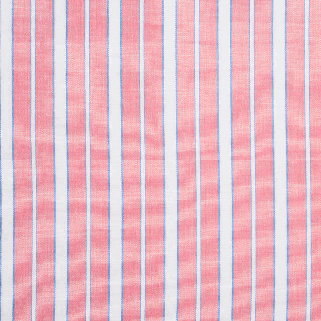 Cotton Candy Pink, Blue and White Striped Handwoven Cotton