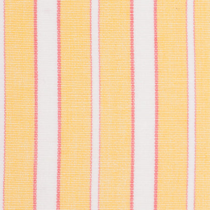Impala Pink and White Striped Cotton Canvas - Detail