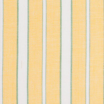 Impala Green and White Striped Cotton Canvas Detail